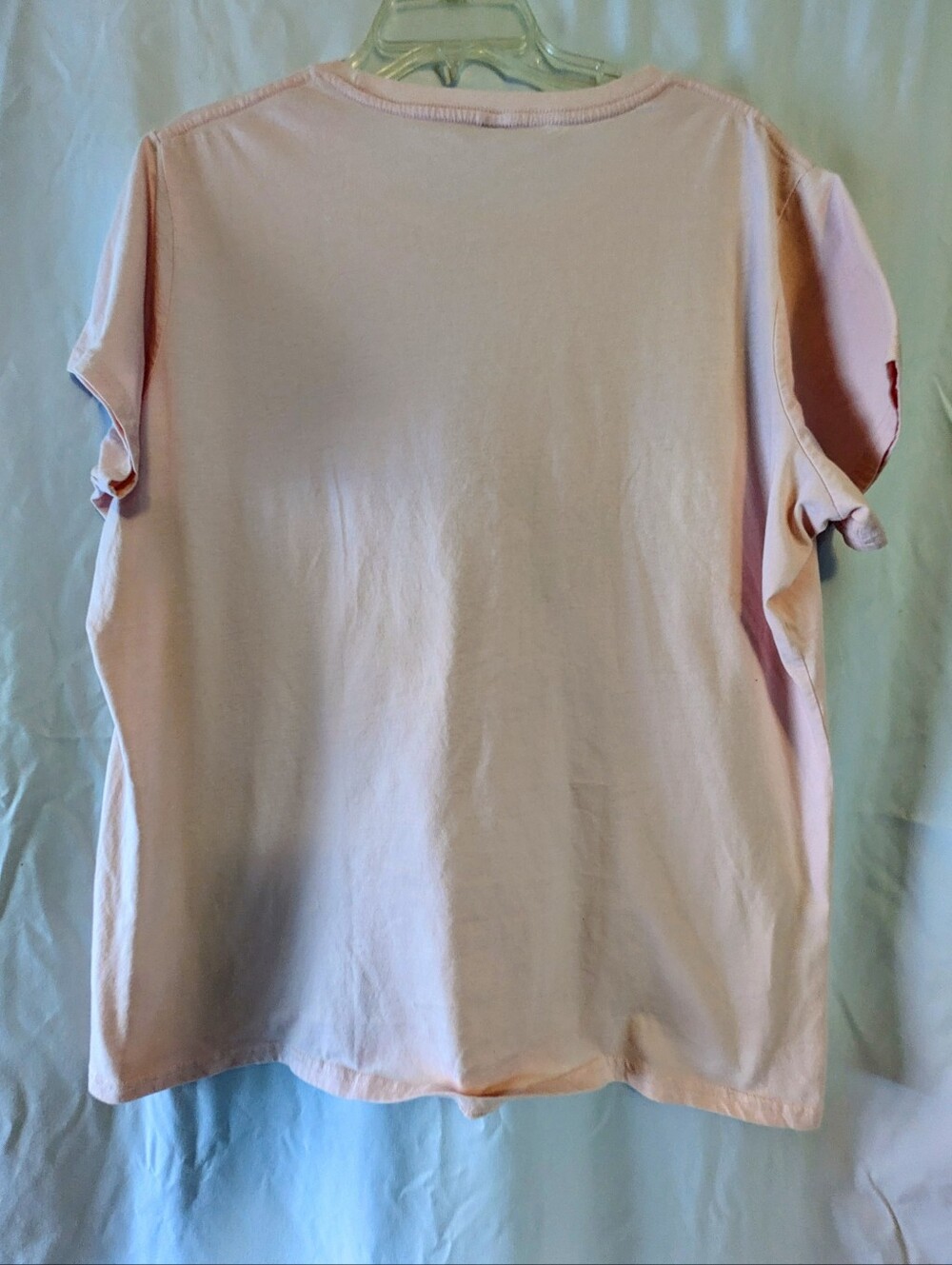 NWOT The Beatles Light Pink Strawberry Fields Graphic Short Sleeve Tee Sz. XL - Picture 3 of 4